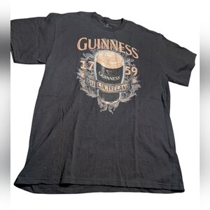Guinness Black Graphic T-Shirt for Men